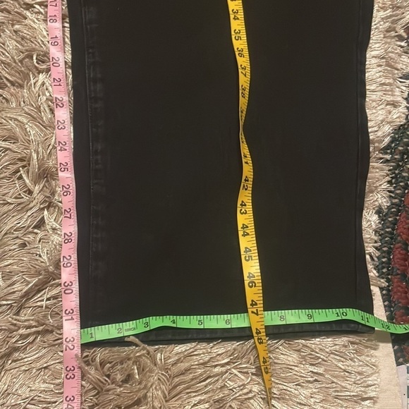 PRETTY Little Things‎ Plus Boyfriend Black Jeans Size 26 High Waist NWT - Picture 9 of 13